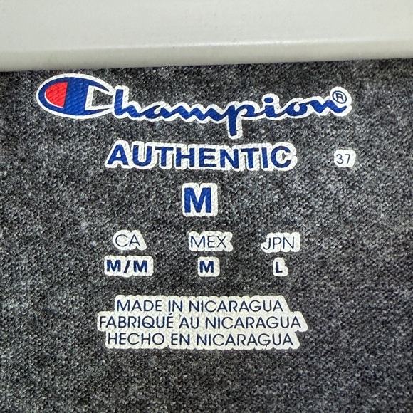 Champion Dark Gray Siena College Dad Tee - Picture 4 of 4